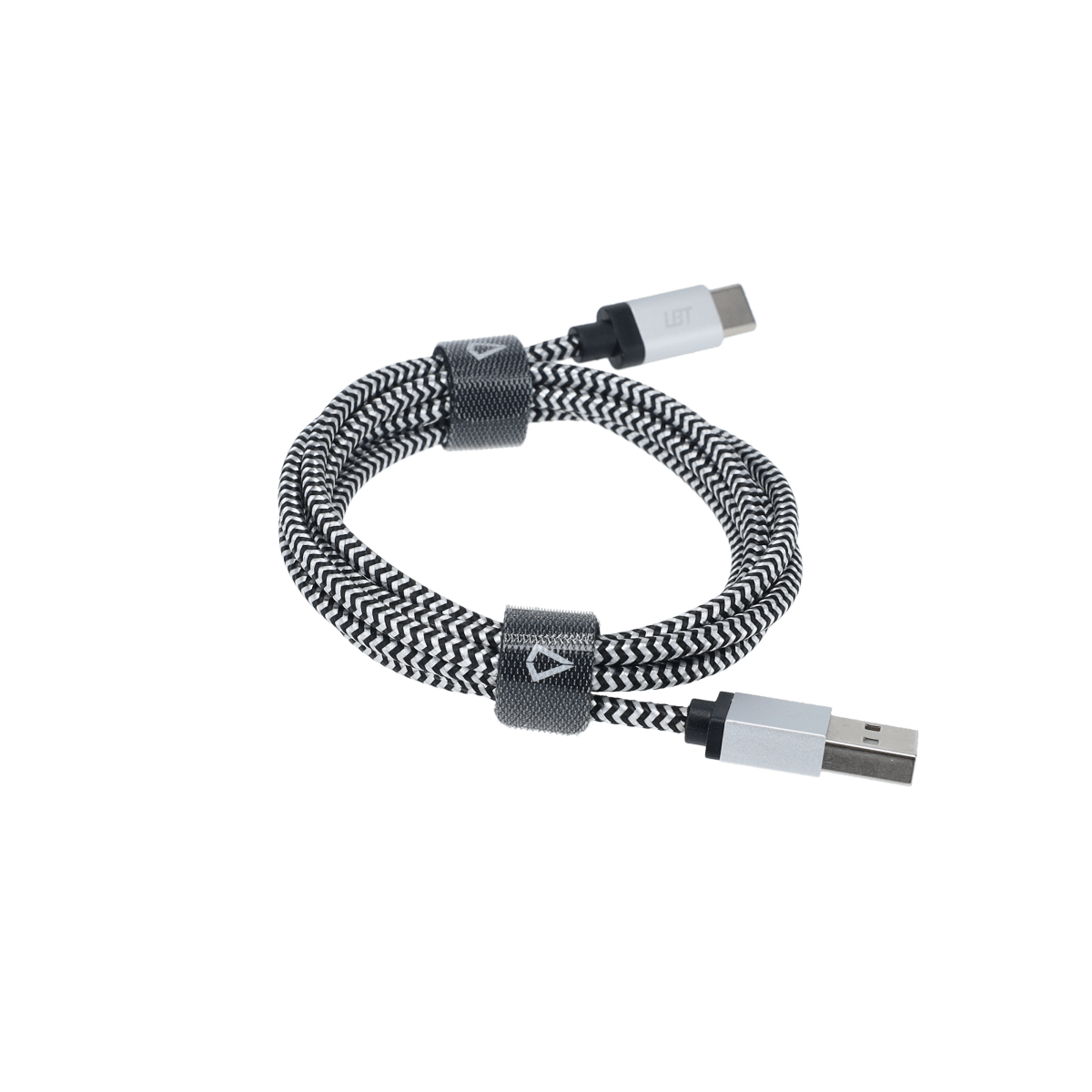 4 Ft. Braided Cable (USB-A to USB-C Cable)