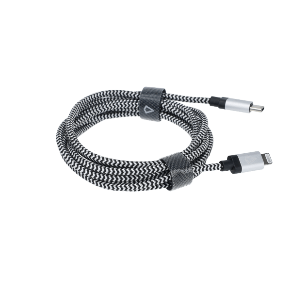 7 Ft. Braided Cable (USB-C to Lightning Cable)