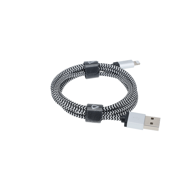 4 Ft. Braided Cable (USB-A to Lightning Cable)