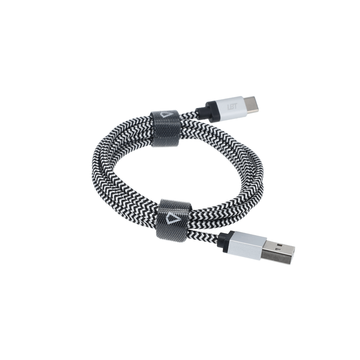4 Ft. Braided Cable (USB-A to USB-C Cable)
