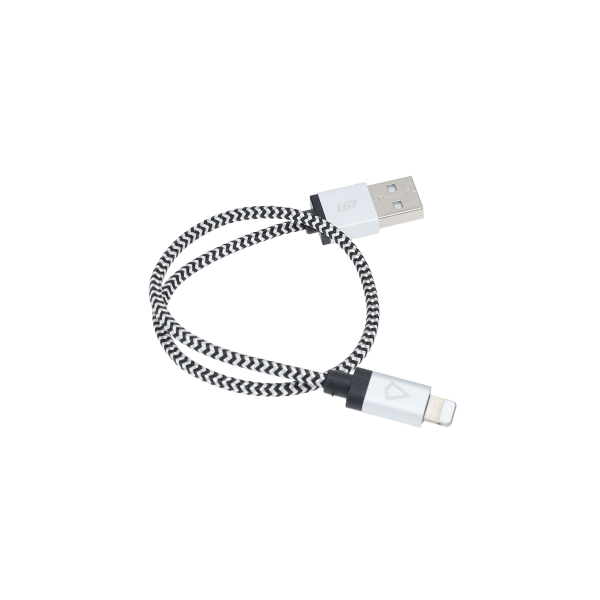 1 ft Braided Cable (USB-A to Lightning Cable)