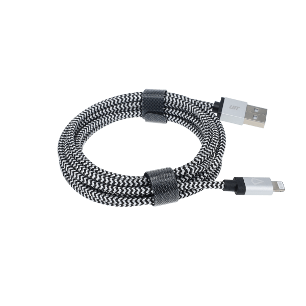 7 Ft. Braided Cable (USB-A to Lightning Cable)
