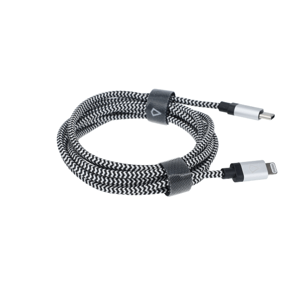 7 Ft. Braided Cable (USB-C to Lightning Cable)