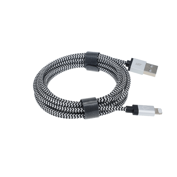7 Ft. Braided Cable (USB-A to Lightning Cable)