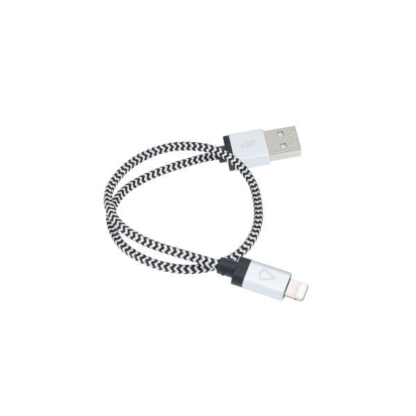 1 ft Braided Cable (USB-A to Lightning Cable)