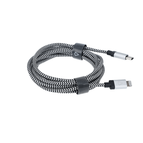 7 Ft. Braided Cable (USB-C to Lightning Cable)