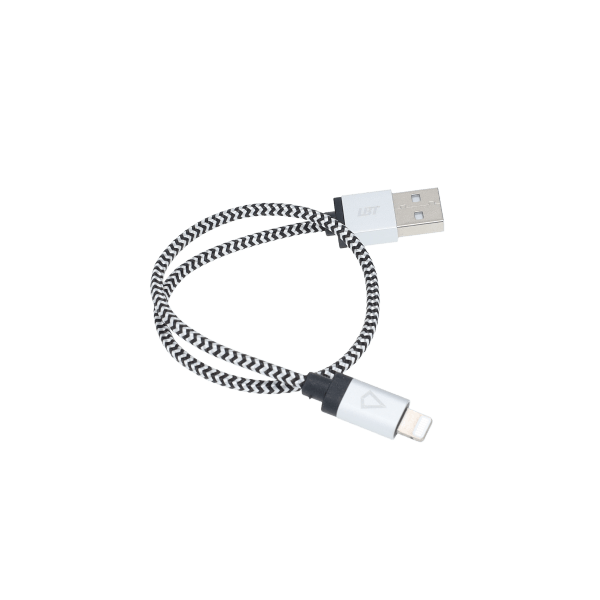 1 ft Braided Cable (USB-A to Lightning Cable)