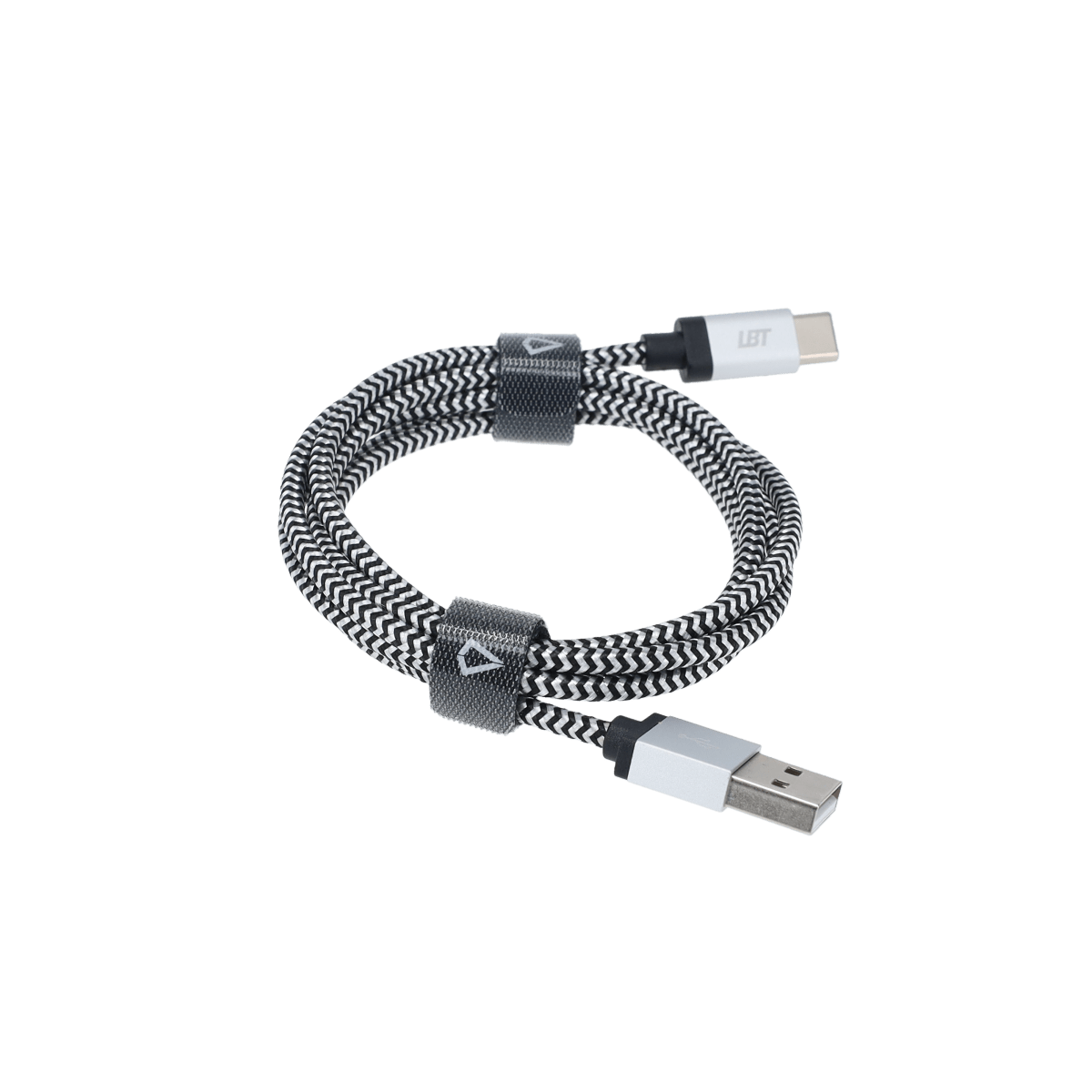 4 Ft. Braided Cable (USB-A to USB-C Cable)