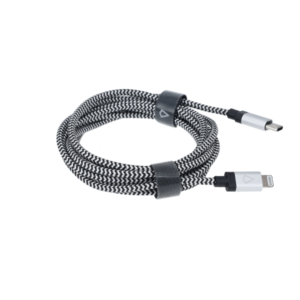7 Ft. Braided Cable (USB-C to Lightning Cable)