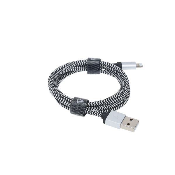 4 Ft. Braided Cable (USB-A to Lightning Cable)