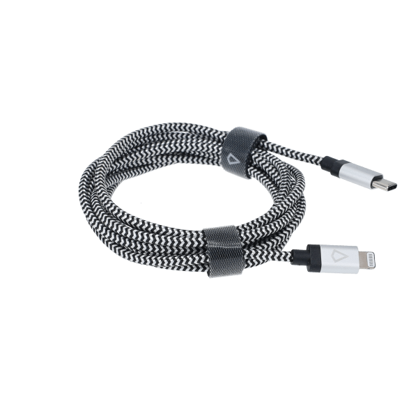 7 Ft. Braided Cable (USB-C to Lightning Cable)