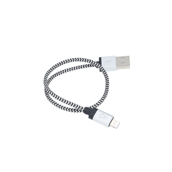 1 ft Braided Cable (USB-A to Lightning Cable)