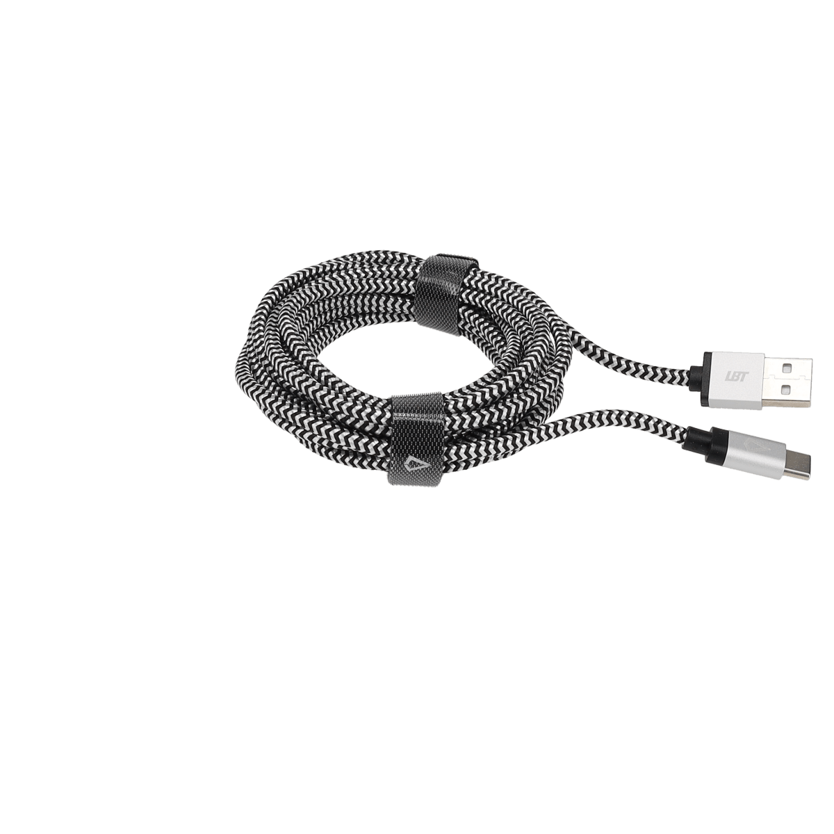 10 Ft. Braided Cable (USB-A to USB-C Cable)