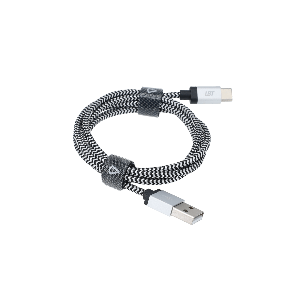 4 Ft. Braided Cable (USB-A to USB-C Cable)