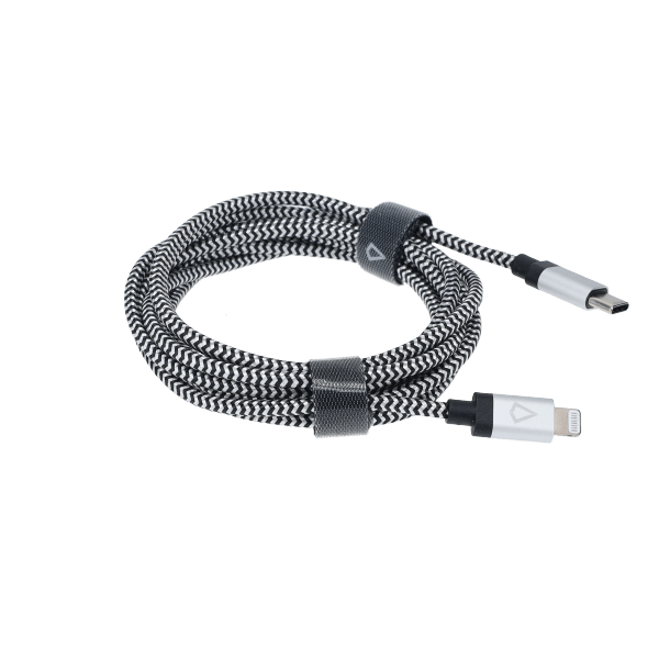 7 Ft. Braided Cable (USB-C to Lightning Cable)