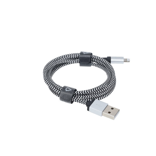 4 Ft. Braided Cable (USB-A to Lightning Cable)
