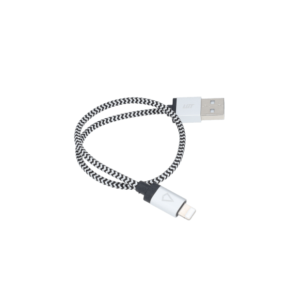 1 ft Braided Cable (USB-A to Lightning Cable)