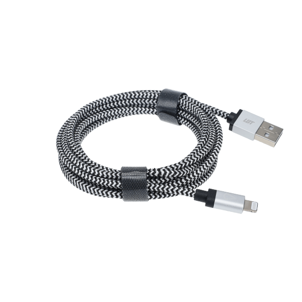 7 Ft. Braided Cable (USB-A to Lightning Cable)