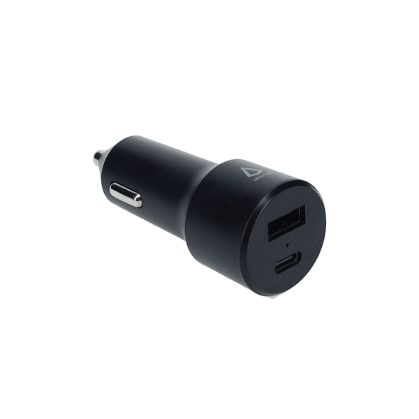 20W Dual Port Car Charger with 4ft Cable (USB-C to C)