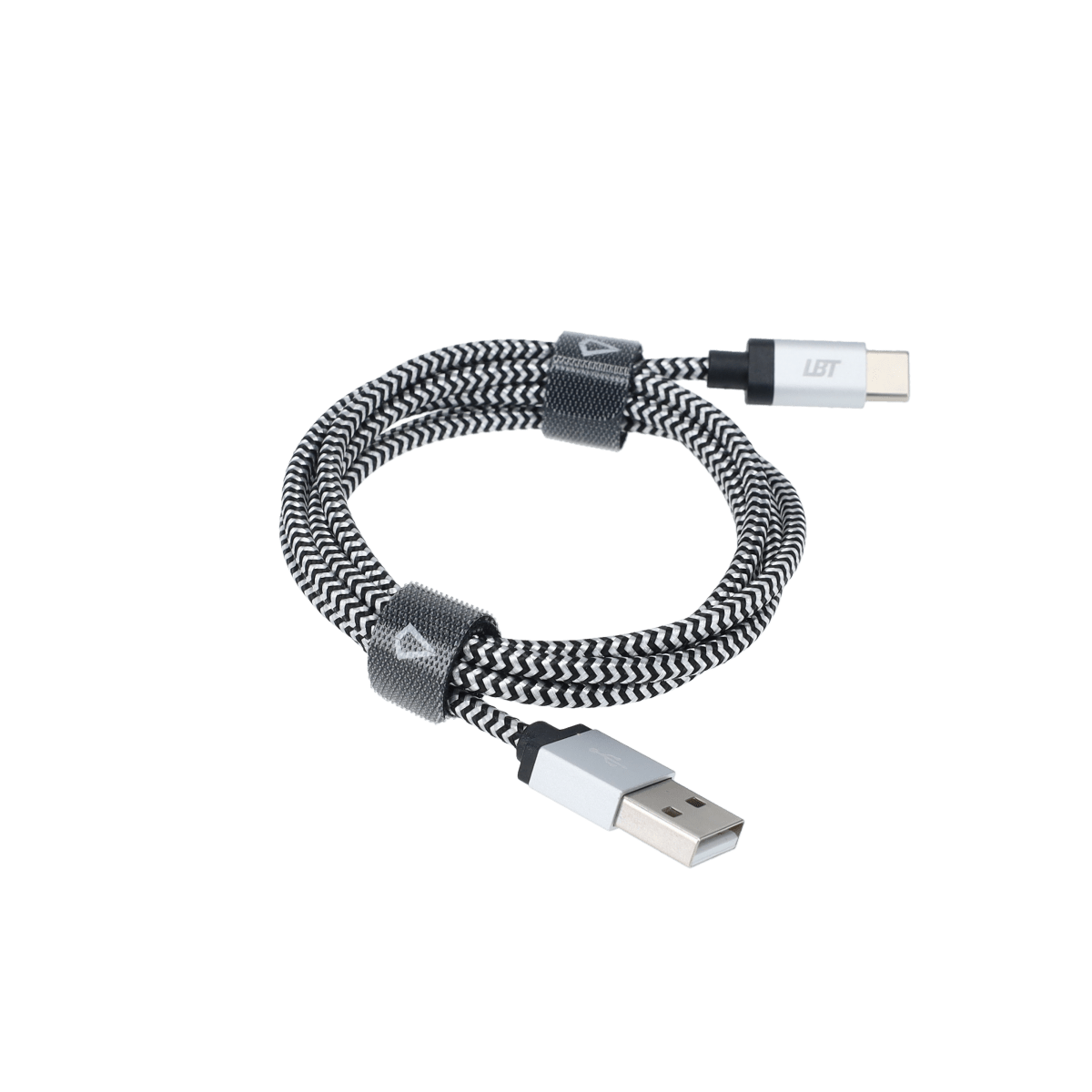 4 Ft. Braided Cable (USB-A to USB-C Cable)