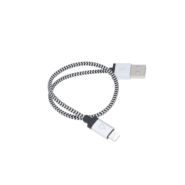 1 ft Braided Cable (USB-A to Lightning Cable)