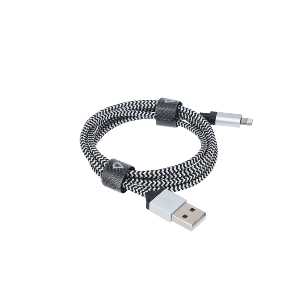 4 Ft. Braided Cable (USB-A to Lightning Cable)