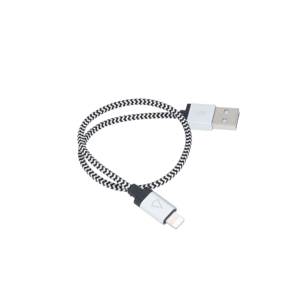 1 ft Braided Cable (USB-A to Lightning Cable)