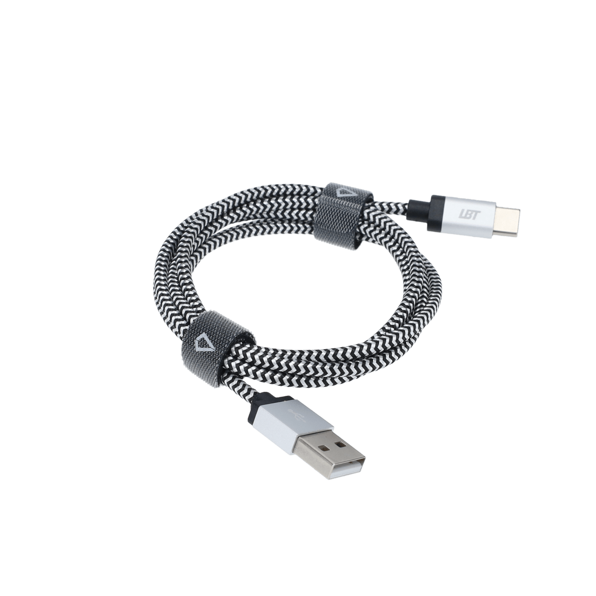 4 Ft. Braided Cable (USB-A to USB-C Cable)