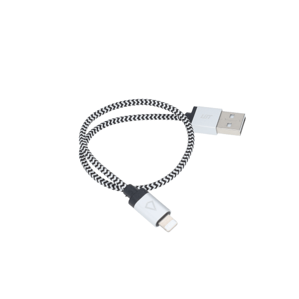 1 ft Braided Cable (USB-A to Lightning Cable)