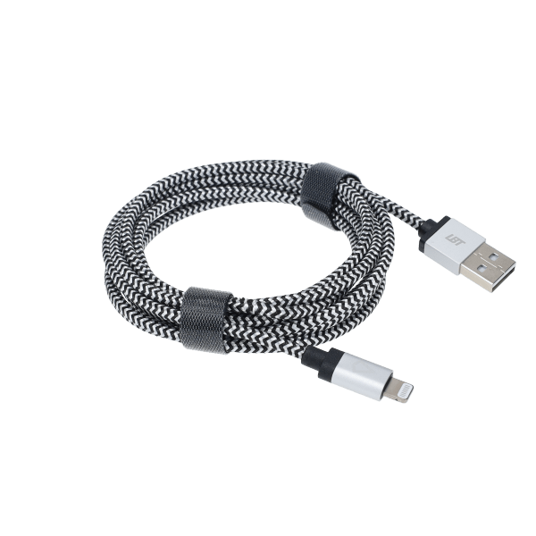 7 Ft. Braided Cable (USB-A to Lightning Cable)
