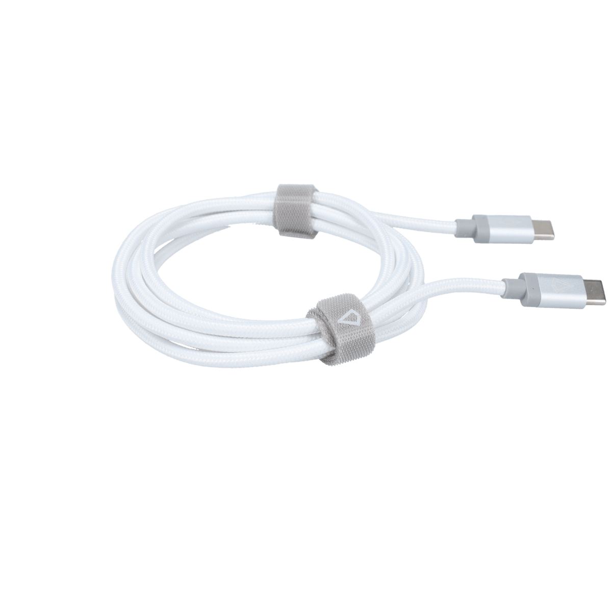 5 Ft. Braided White Cable (USB-C to USB-C)