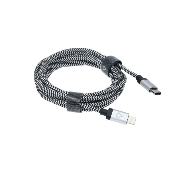 7 Ft. Braided Cable (USB-C to Lightning Cable)