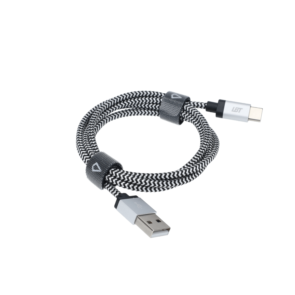 4 Ft. Braided Cable (USB-A to USB-C Cable)