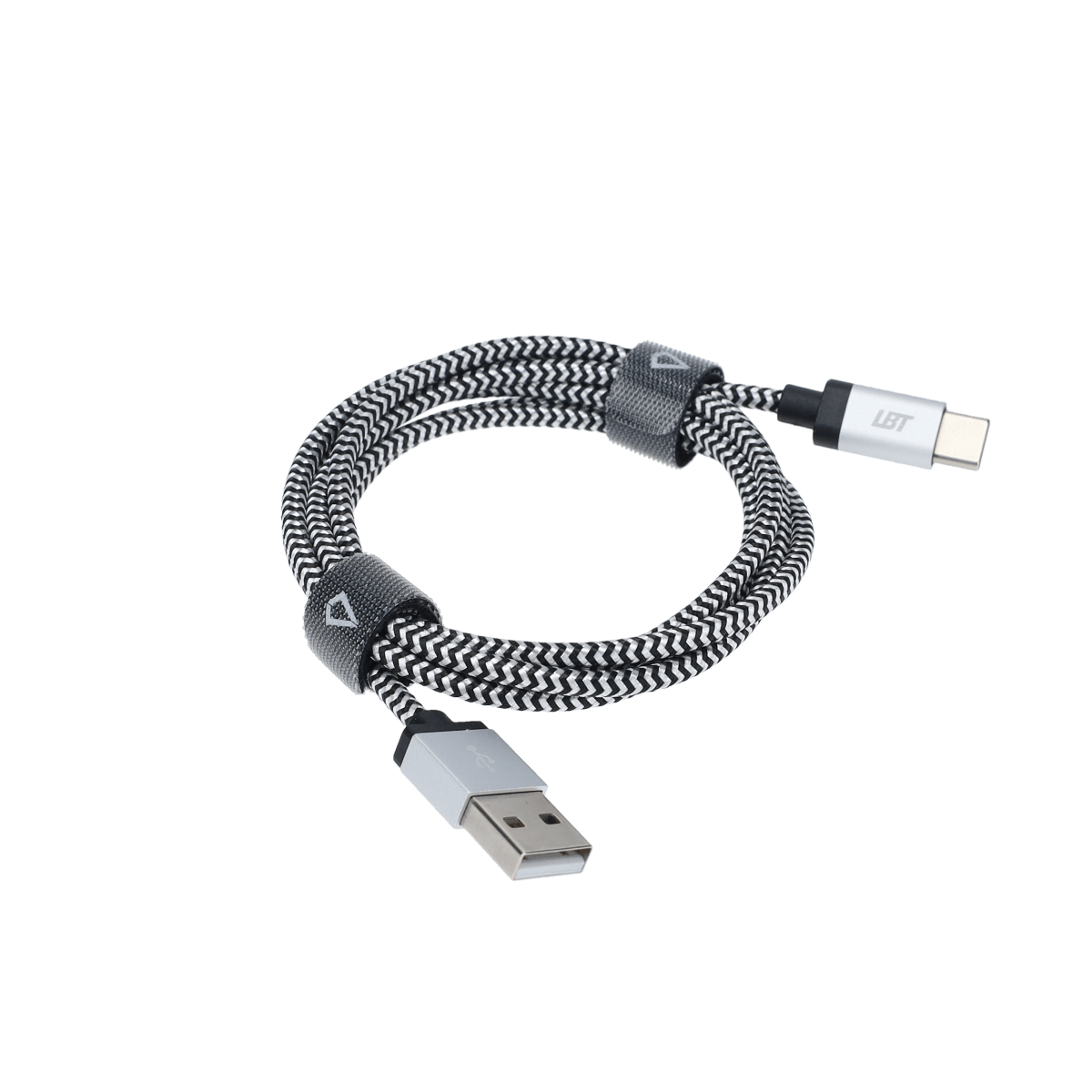 4 Ft. Braided Cable (USB-A to USB-C Cable)