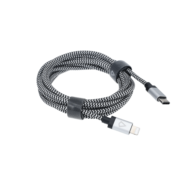 7 Ft. Braided Cable (USB-C to Lightning Cable)
