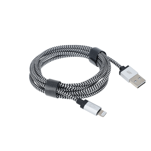 7 Ft. Braided Cable (USB-A to Lightning Cable)