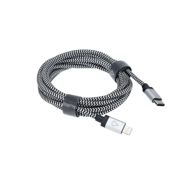 7 Ft. Braided Cable (USB-C to Lightning Cable)