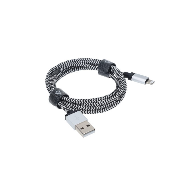 4 Ft. Braided Cable (USB-A to Lightning Cable)