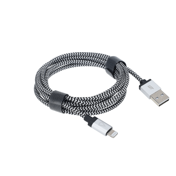 7 Ft. Braided Cable (USB-A to Lightning Cable)