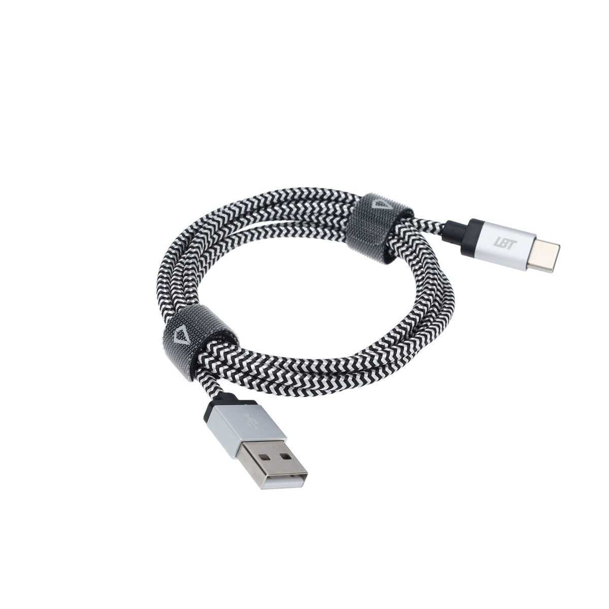 4 Ft. Braided Cable (USB-A to USB-C Cable)