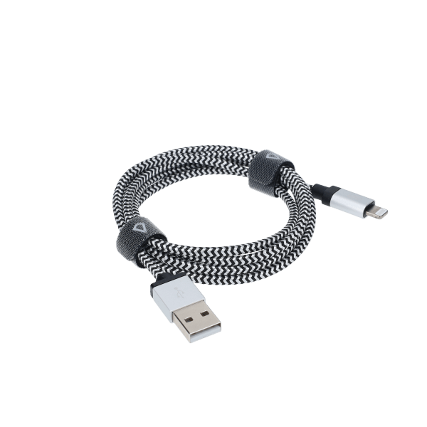 4 Ft. Braided Cable (USB-A to Lightning Cable)