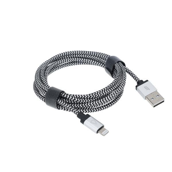 7 Ft. Braided Cable (USB-A to Lightning Cable)