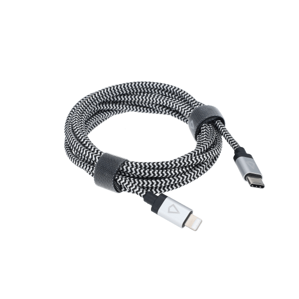 7 Ft. Braided Cable (USB-C to Lightning Cable)