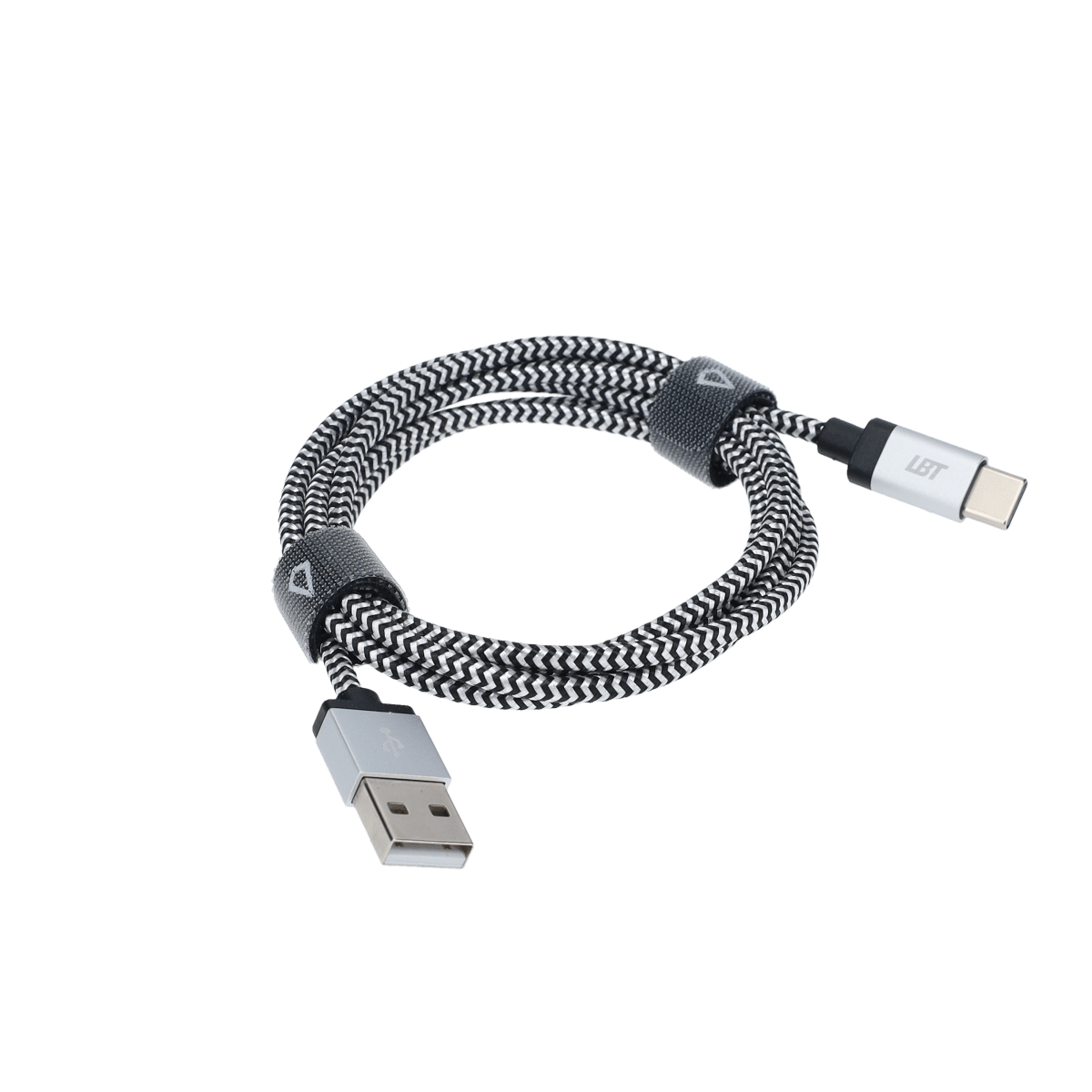 4 Ft. Braided Cable (USB-A to USB-C Cable)