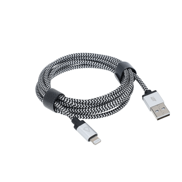 7 Ft. Braided Cable (USB-A to Lightning Cable)