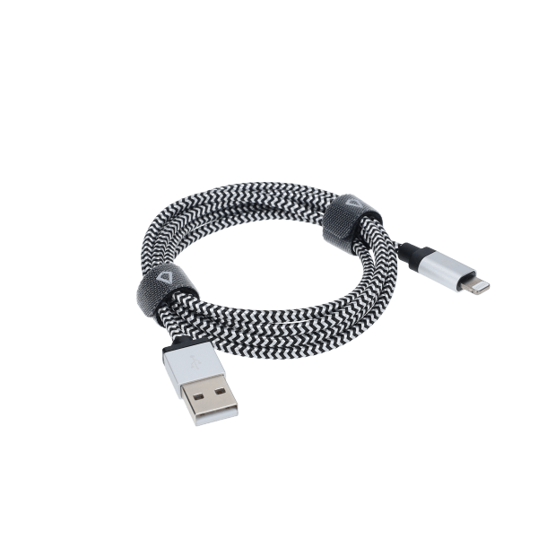 4 Ft. Braided Cable (USB-A to Lightning Cable)