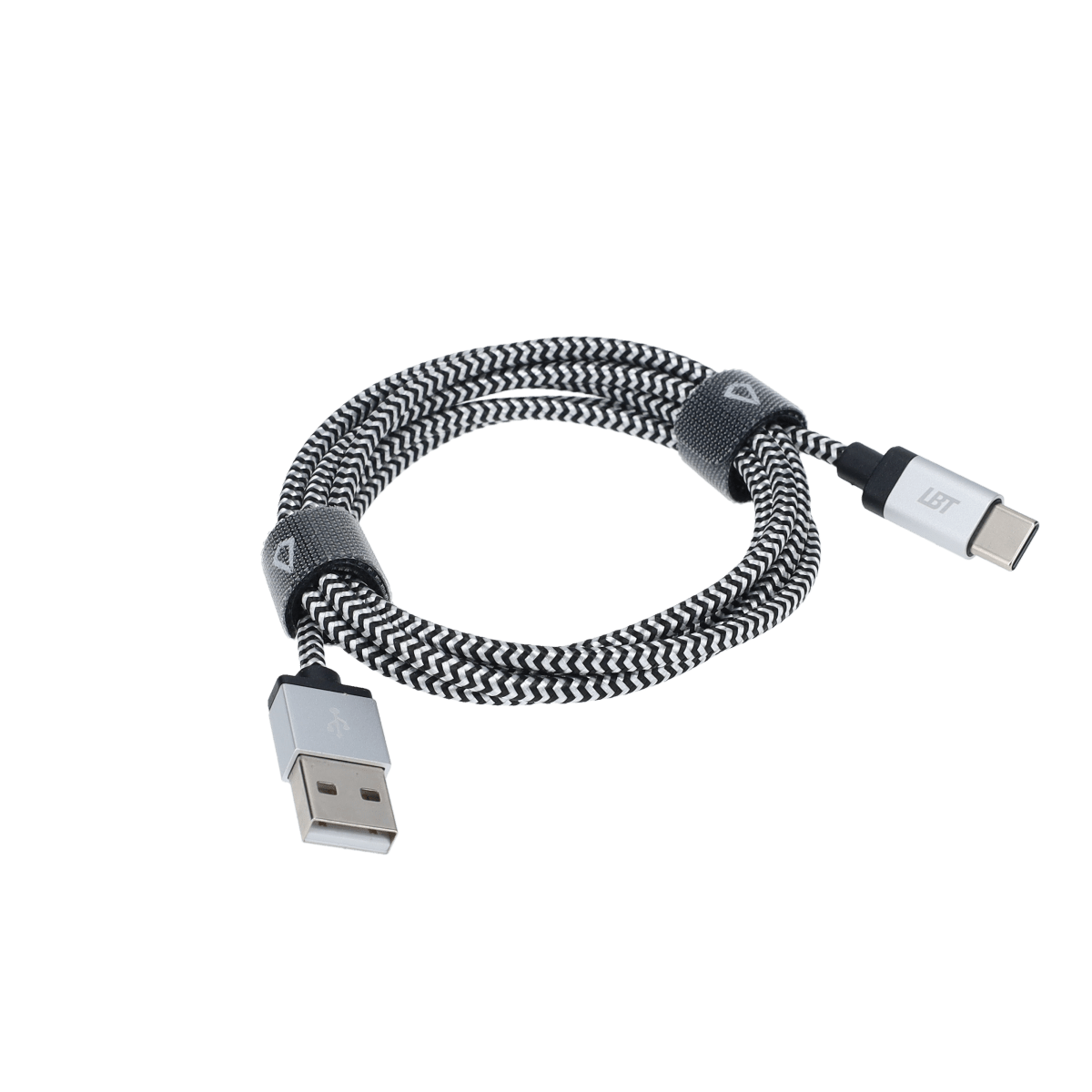 4 Ft. Braided Cable (USB-A to USB-C Cable)
