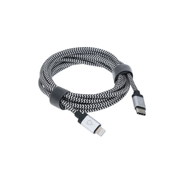7 Ft. Braided Cable (USB-C to Lightning Cable)
