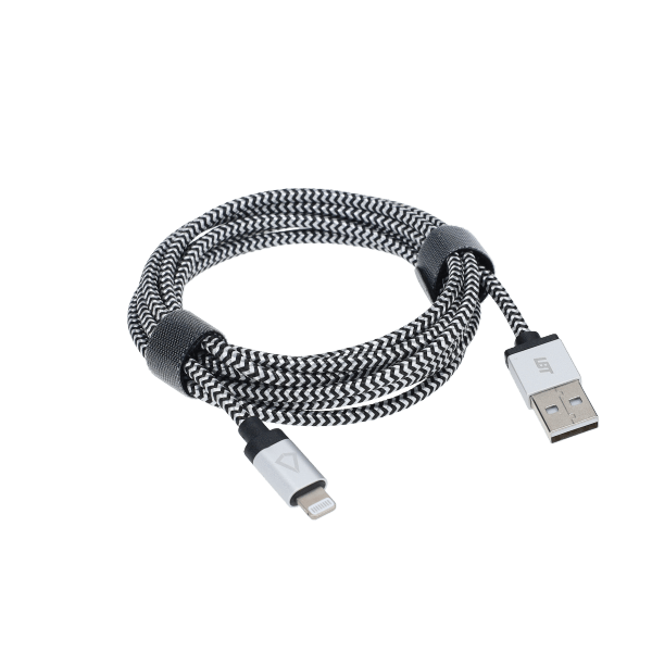 7 Ft. Braided Cable (USB-A to Lightning Cable)