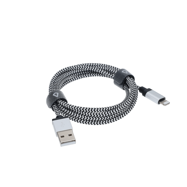 4 Ft. Braided Cable (USB-A to Lightning Cable)